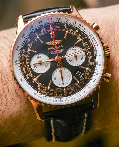 breitling navitimer gold|breitling navitimer price guide.